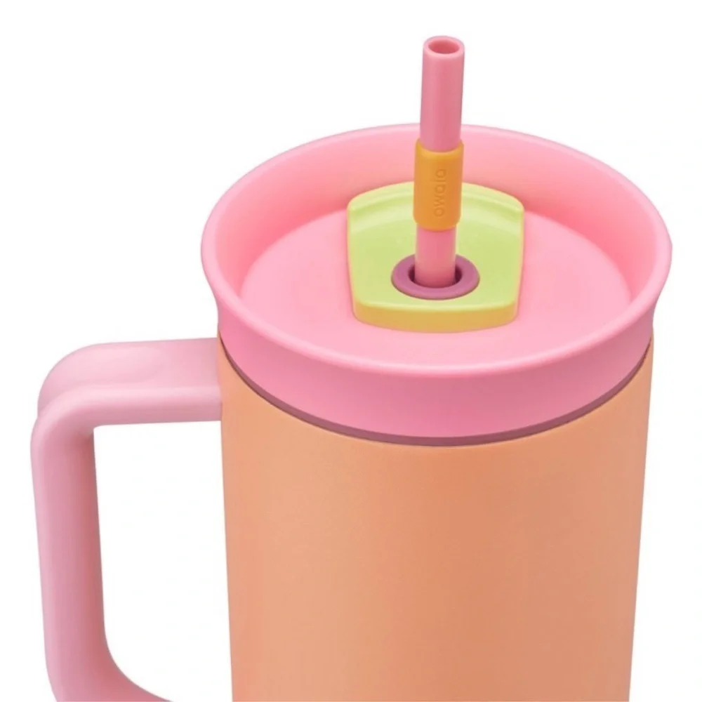 Owala 40 oz Stainless Steel Straw Tumbler - Tangy Tango NWT